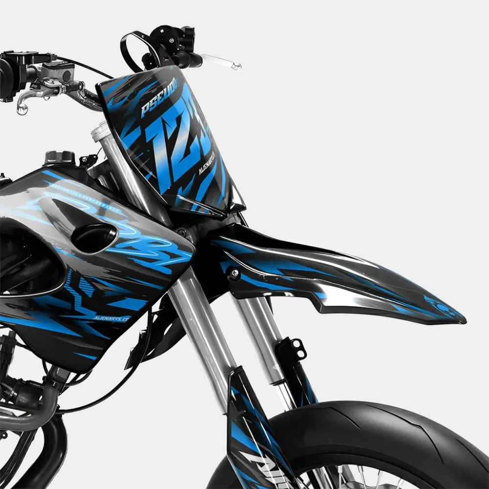 VAGUE - Decoratieset DERBI 50cc - Blauw
