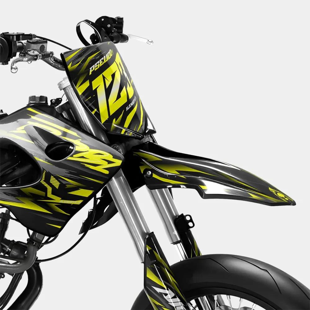 VAGUE - Decoratieset DERBI 50cc - Geel