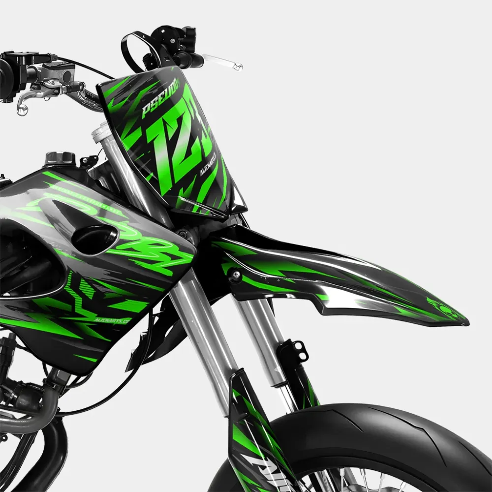 VAGUE - Decoratieset DERBI 50cc - Groen