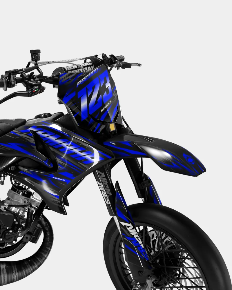 VAGUE - Decoratieset YAMAHA DT 50cc - Donkerblauw