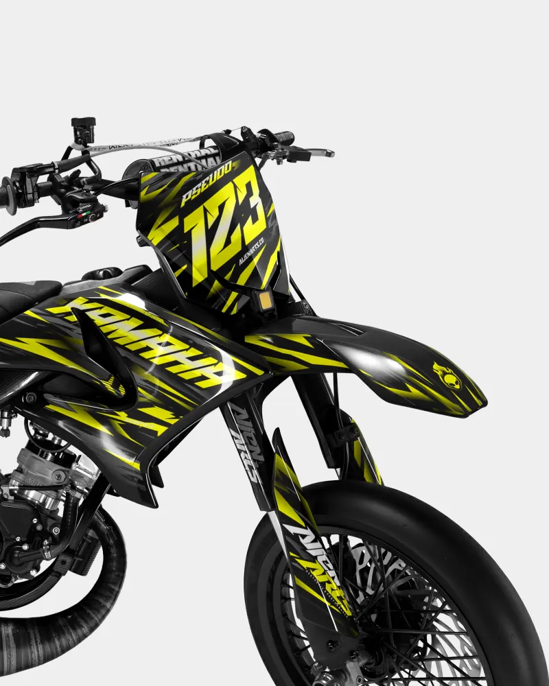 VAGUE - Decoratieset YAMAHA DT 50cc - Geel