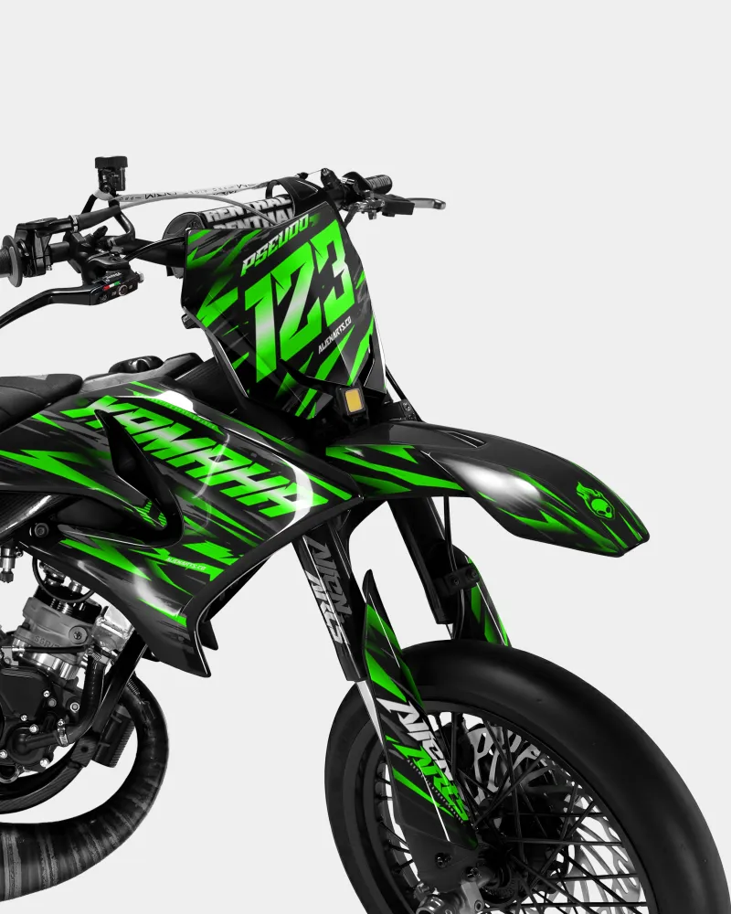 VAGUE - Decoratieset YAMAHA DT 50cc - Groen