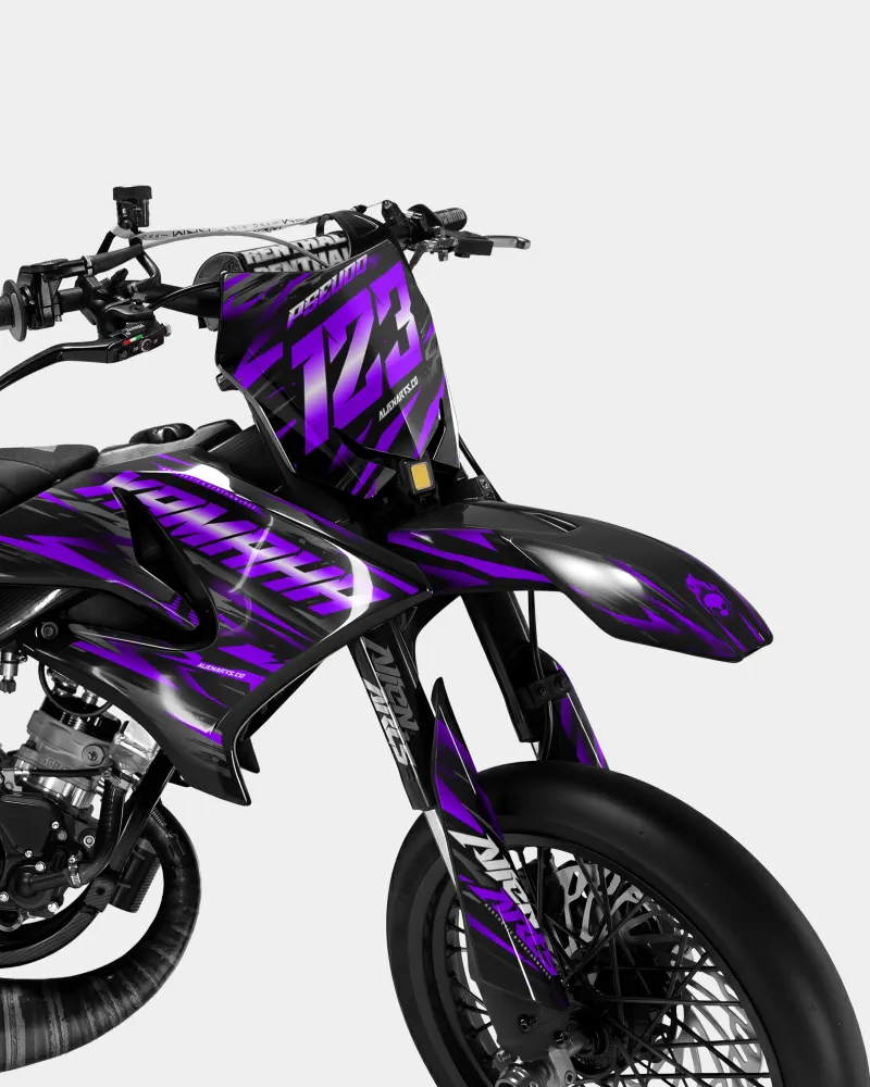 VAGUE - Decoratieset YAMAHA DT 50cc - Paars