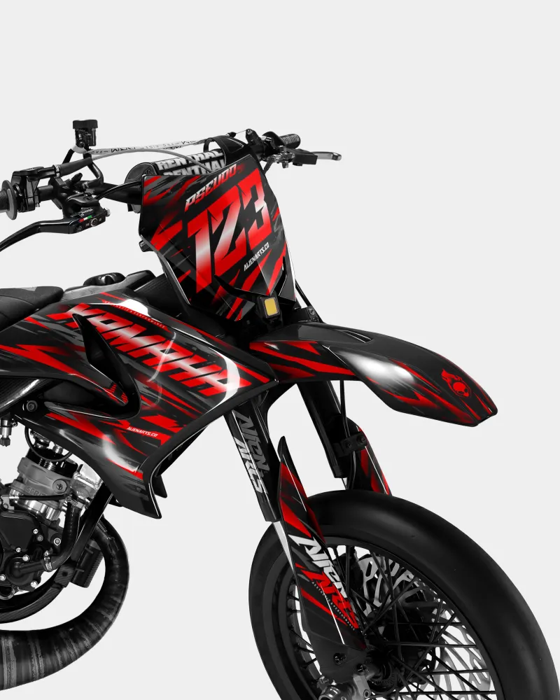 VAGUE - Decoratieset YAMAHA DT 50cc - Rood