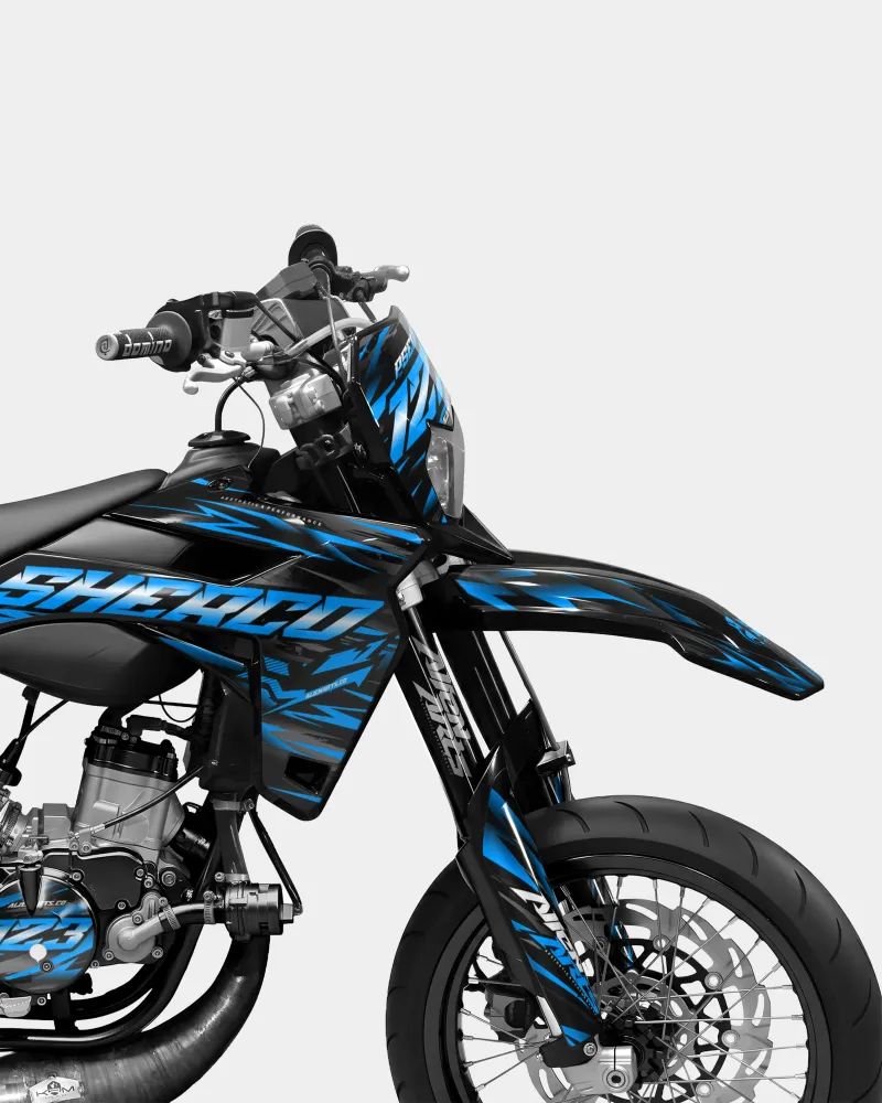VAGUE - SHERCO 50cc decoratieset - Blauw