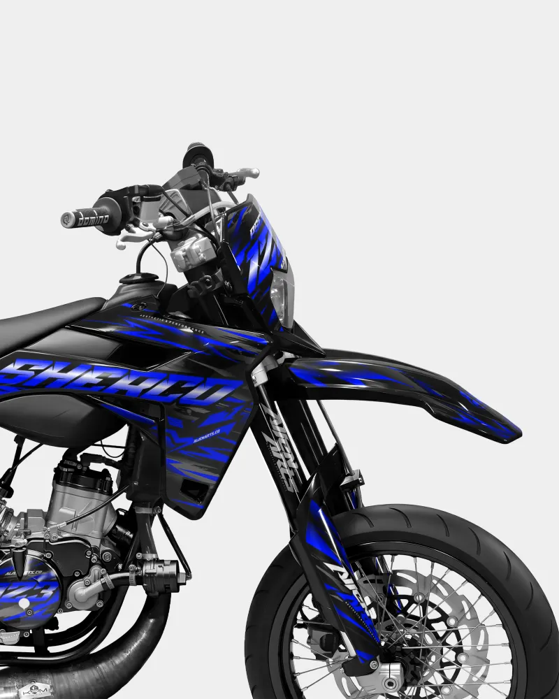 VAGUE - SHERCO 50cc decoratieset - Donkerblauw