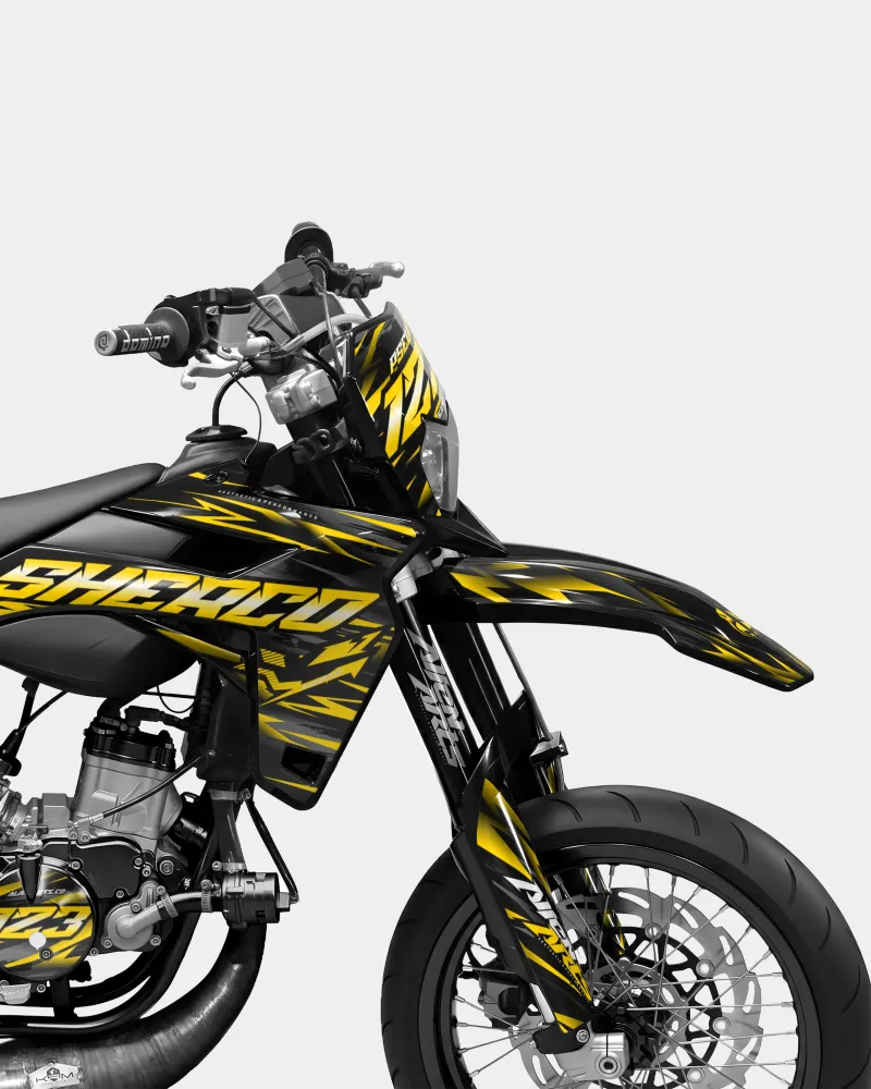 VAGUE - SHERCO 50cc decoratieset - Donkergeel