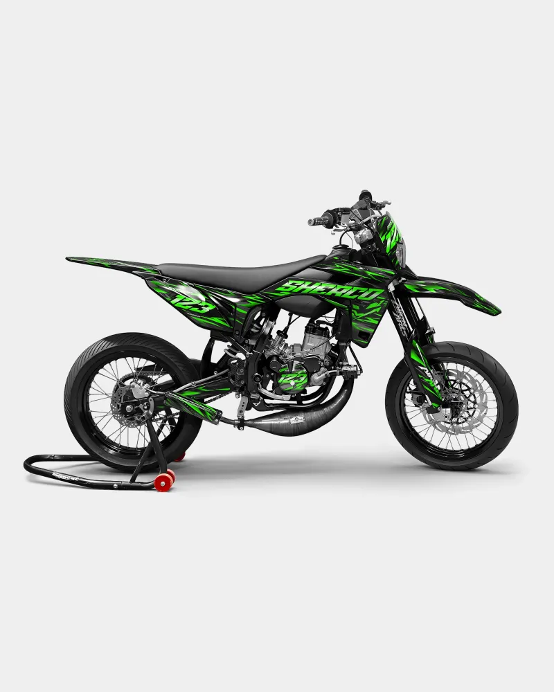 VAGUE - SHERCO 50cc decoratieset - Groen