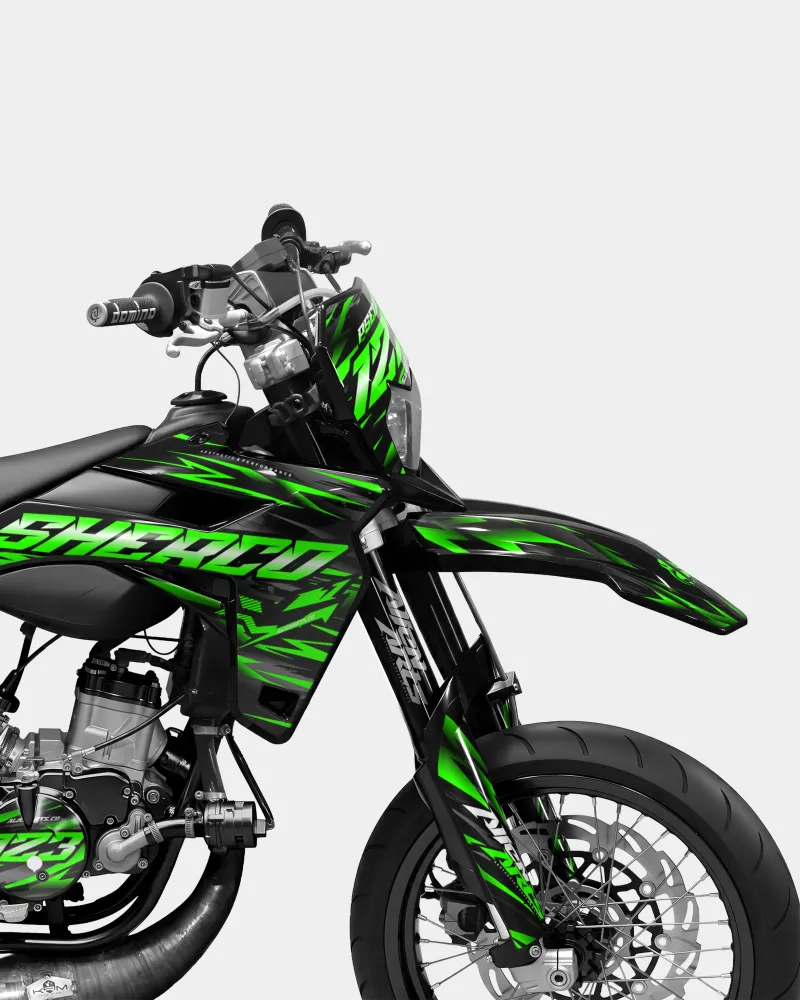 VAGUE - SHERCO 50cc decoratieset - Groen