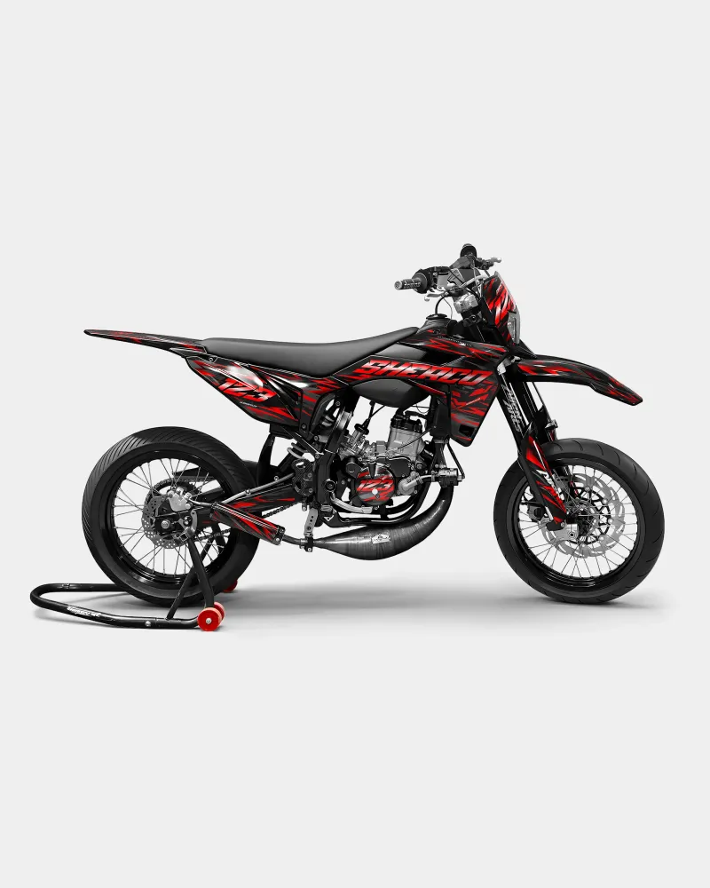 VAGUE - SHERCO 50cc decoratieset - Rood