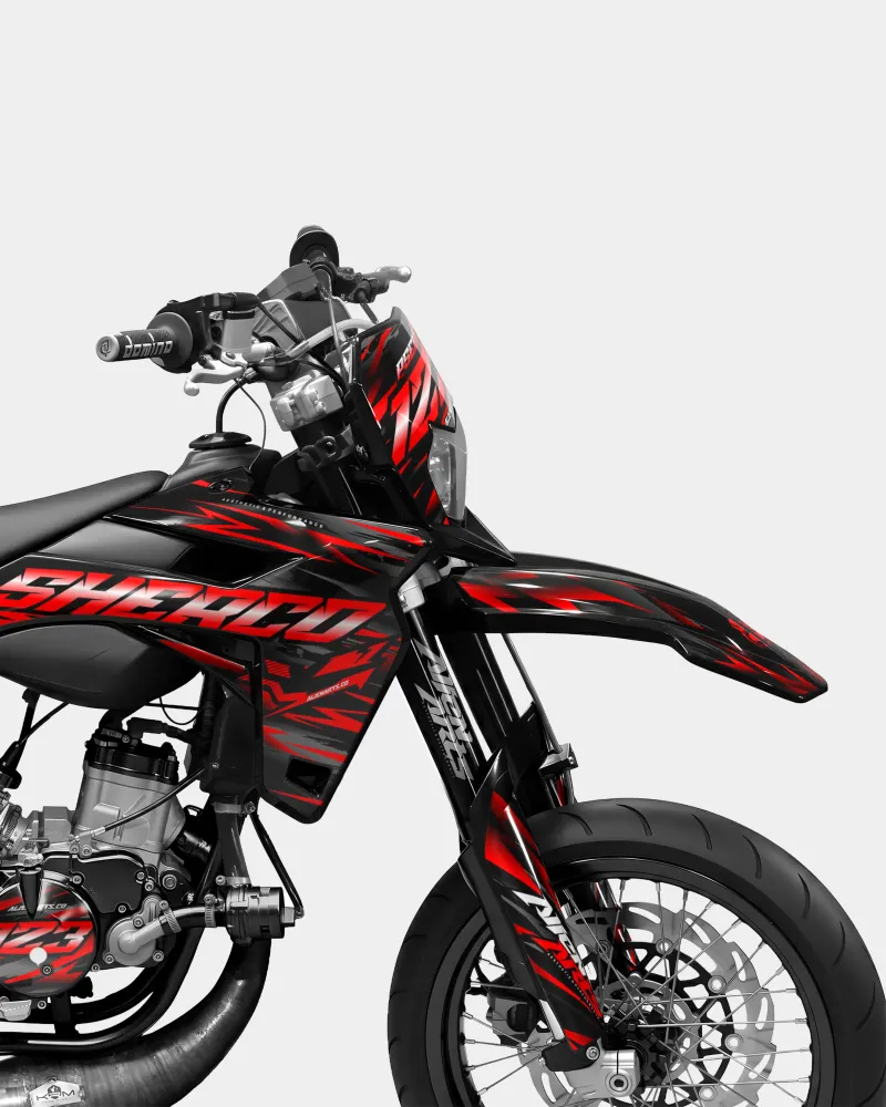 VAGUE - SHERCO 50cc decoratieset - Rood