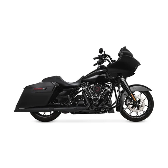 Vance & Hines Blackslash 450 Black Touring Slip-On Mufflers Harley