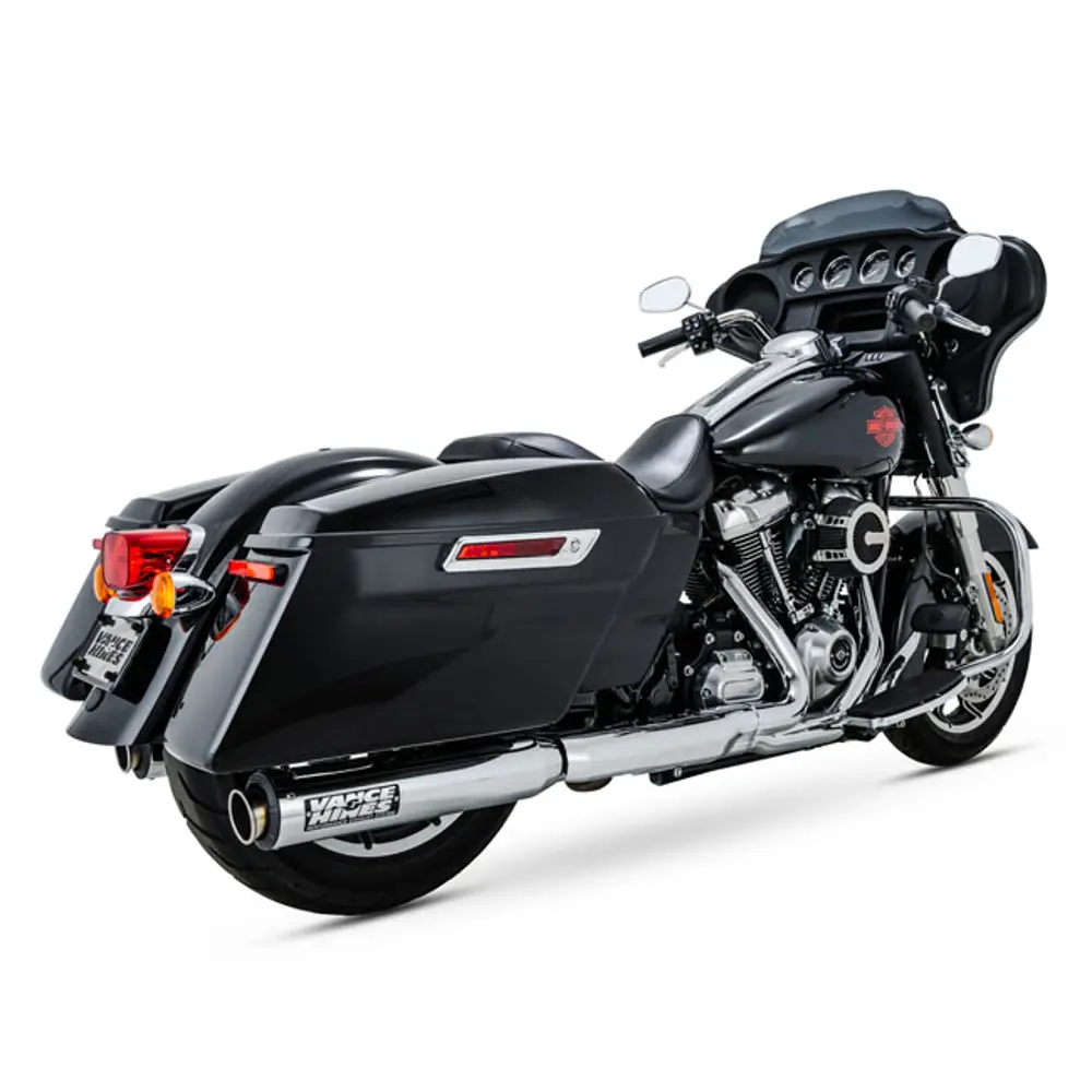 Vance & Hines Supersport 400 Chroom Slip-On Geluiddempers voor Harley