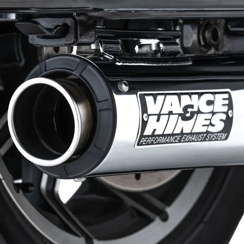 Vance & Hines Supersport 400 Chroom Slip-On Geluiddempers voor Harley