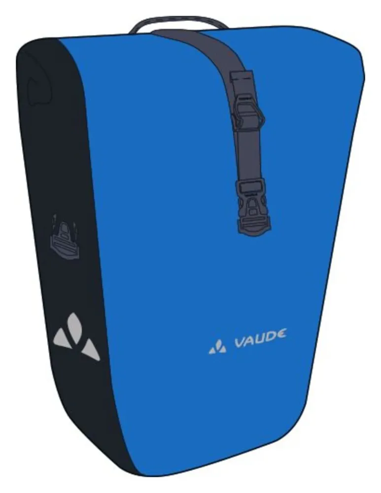 VAUDE Aqua Back bagagedrager tas blauw/zwart