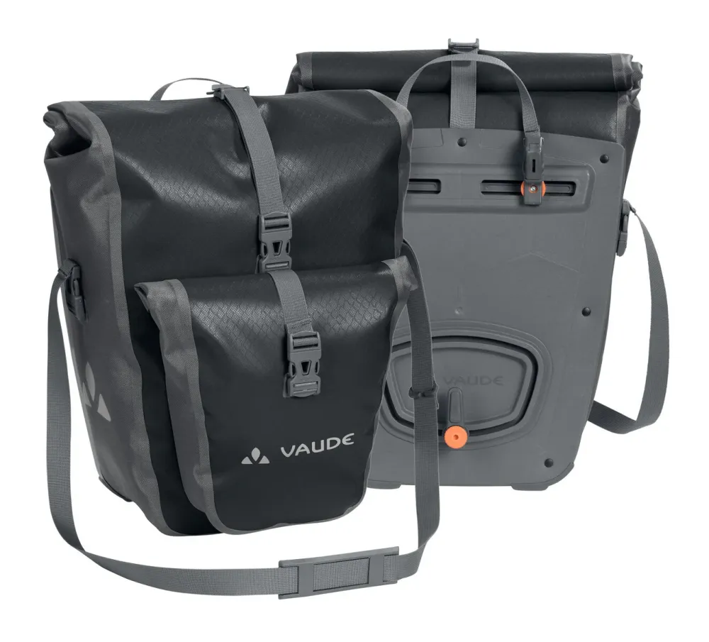 VAUDE Aqua Back Plus dubbele zadeltas zwart
