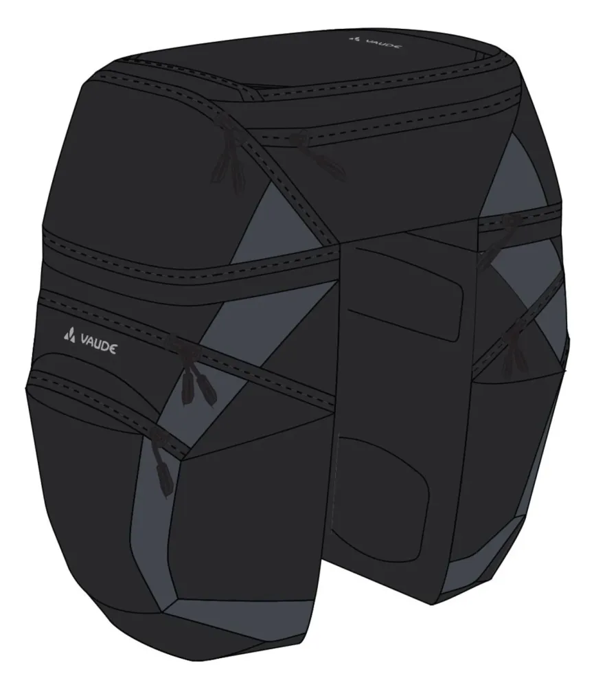 VAUDE Karakorum Pro bagagedrager tas zwart