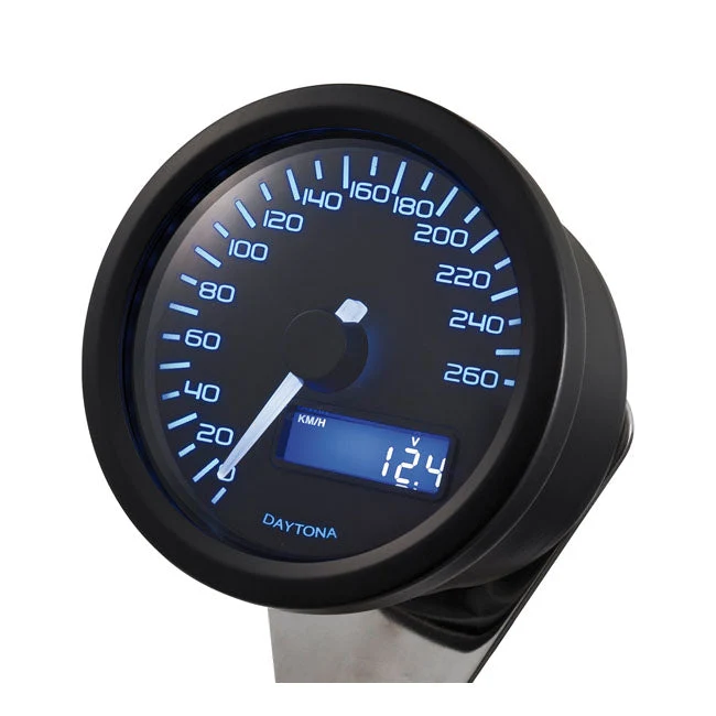 Velona Snelheidsmeter 60mm Zwart 260 km/u