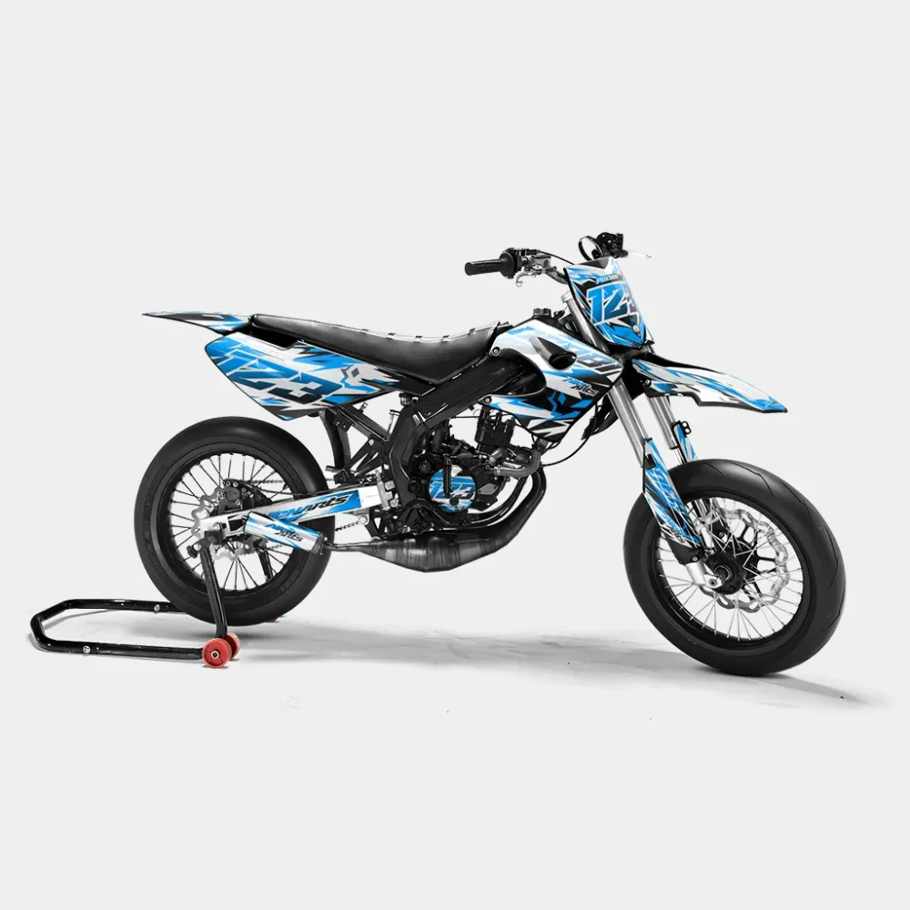 VESTA - Decoratieset DERBI 50cc - Blauw