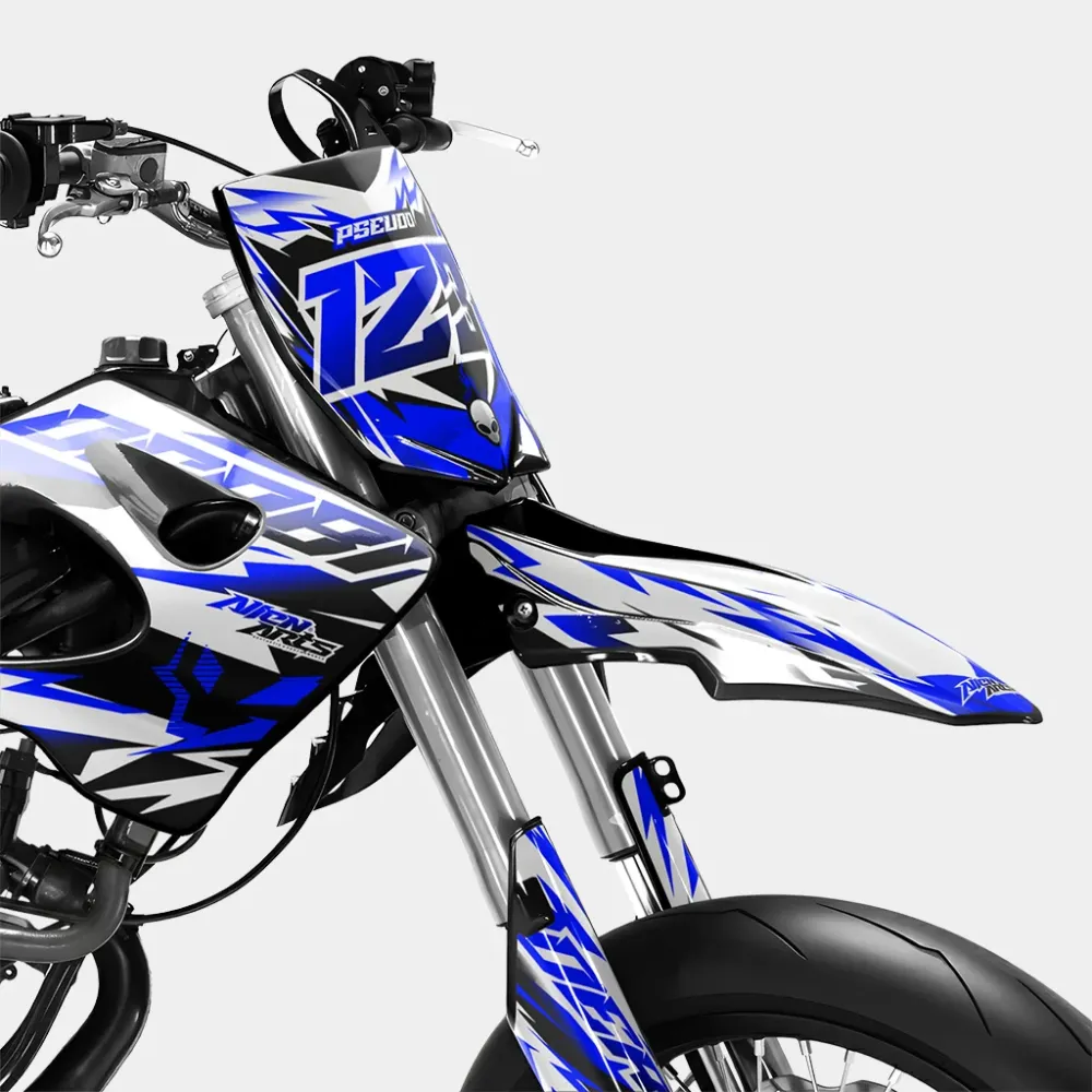 VESTA - Decoratieset DERBI 50cc - Donkerblauw