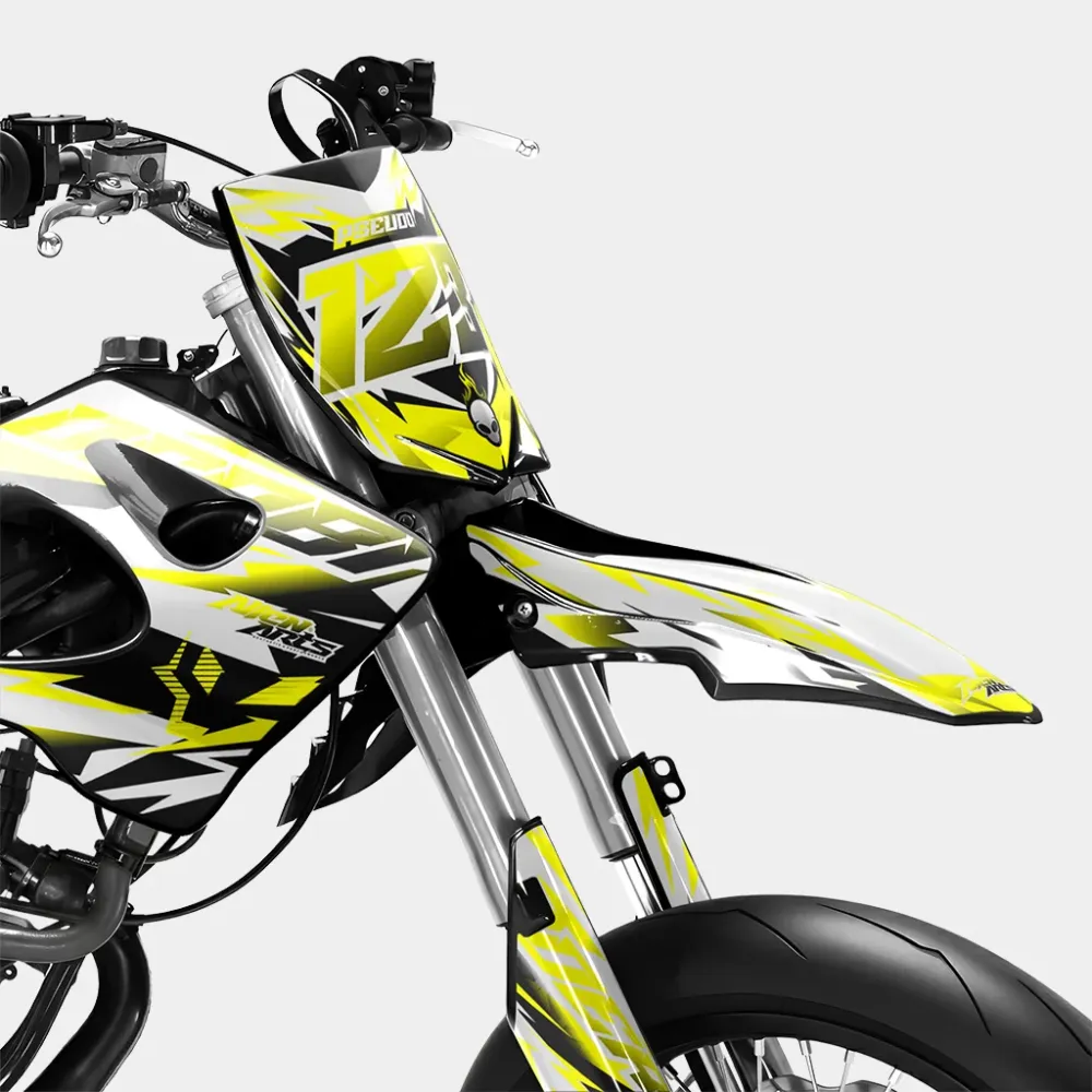 VESTA - Decoratieset DERBI 50cc - Geel