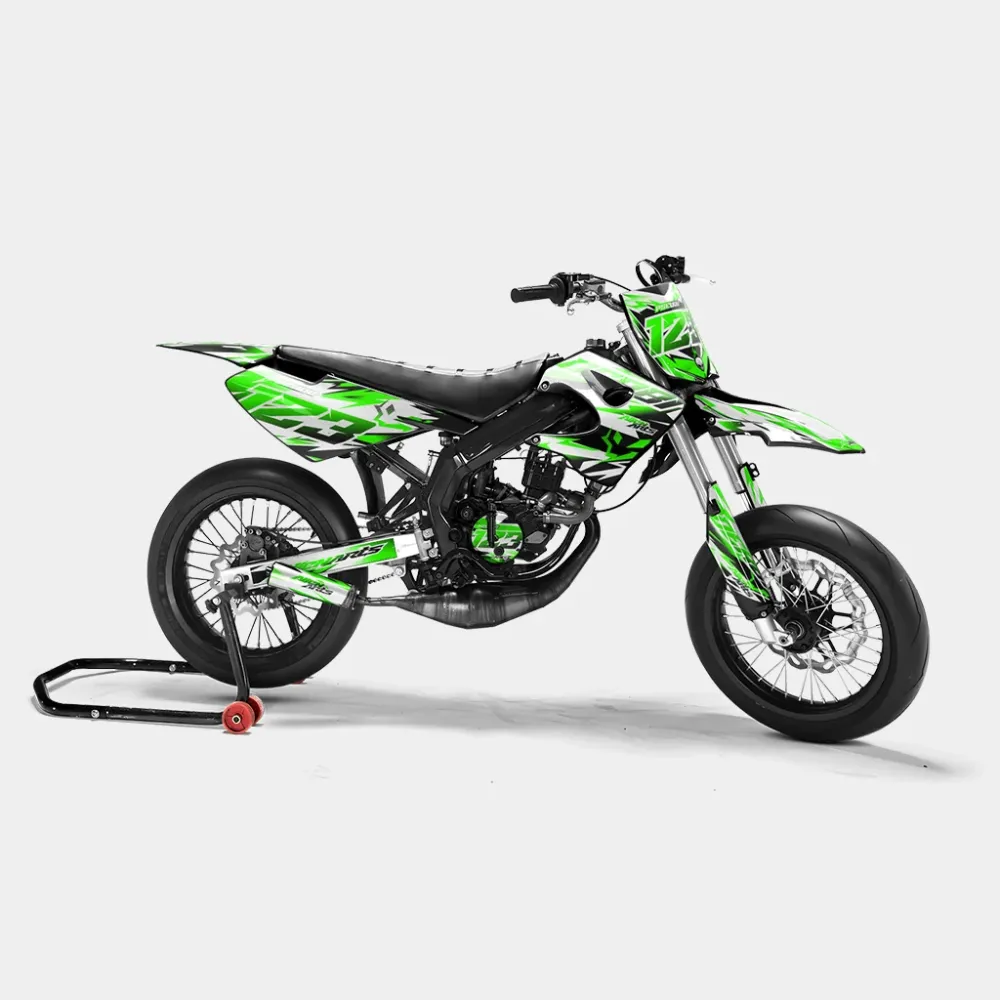 VESTA - Decoratieset DERBI 50cc - Groen