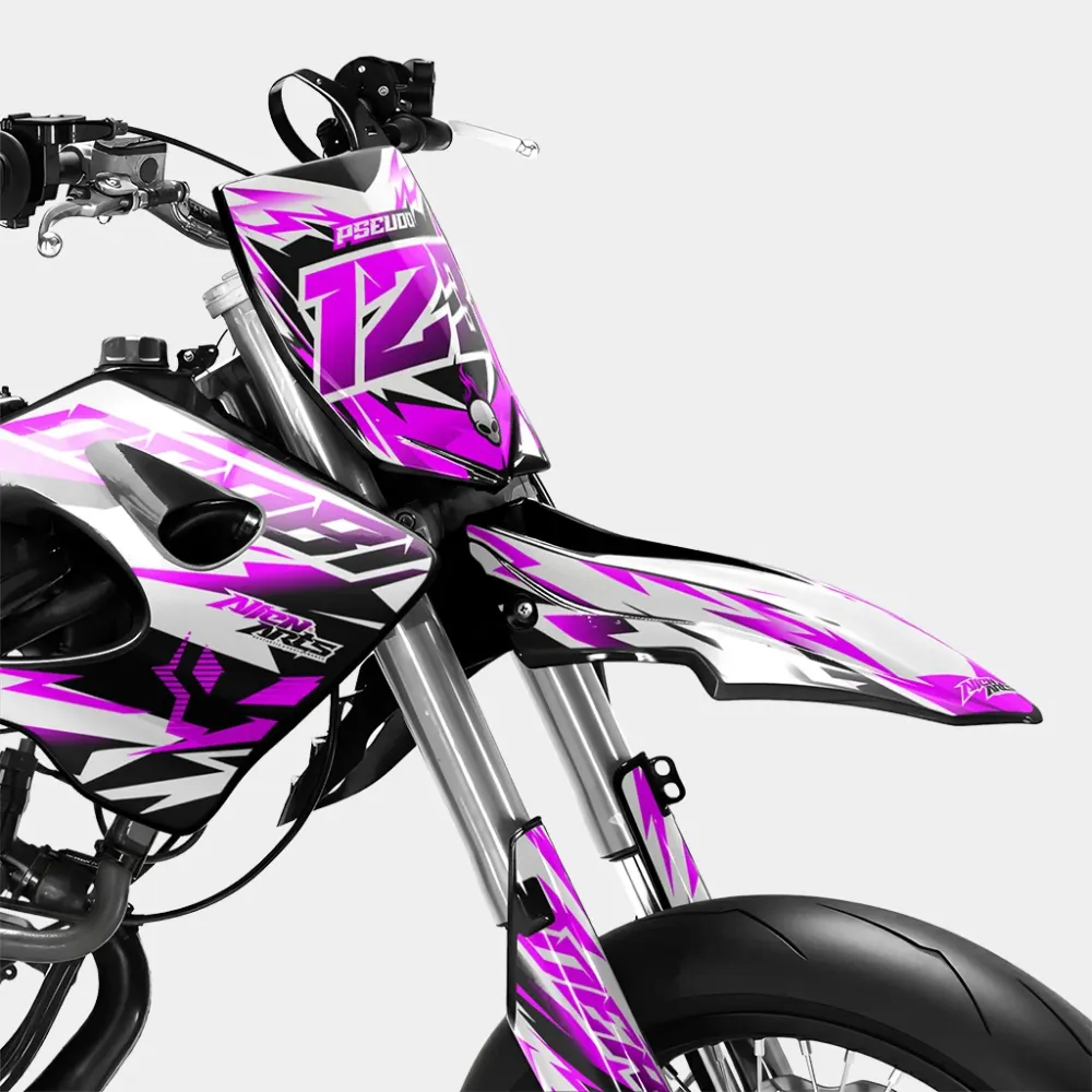 VESTA - Decoratieset DERBI 50cc - Roze