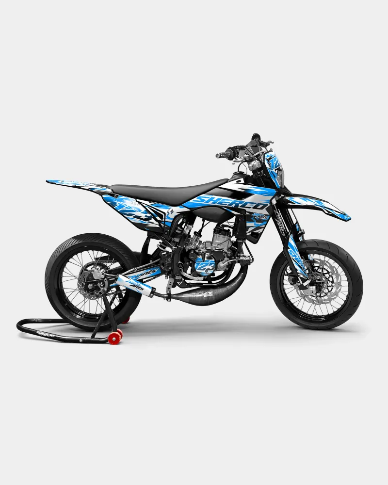 VESTA - Decoratieset SHERCO 50cc - Blauw