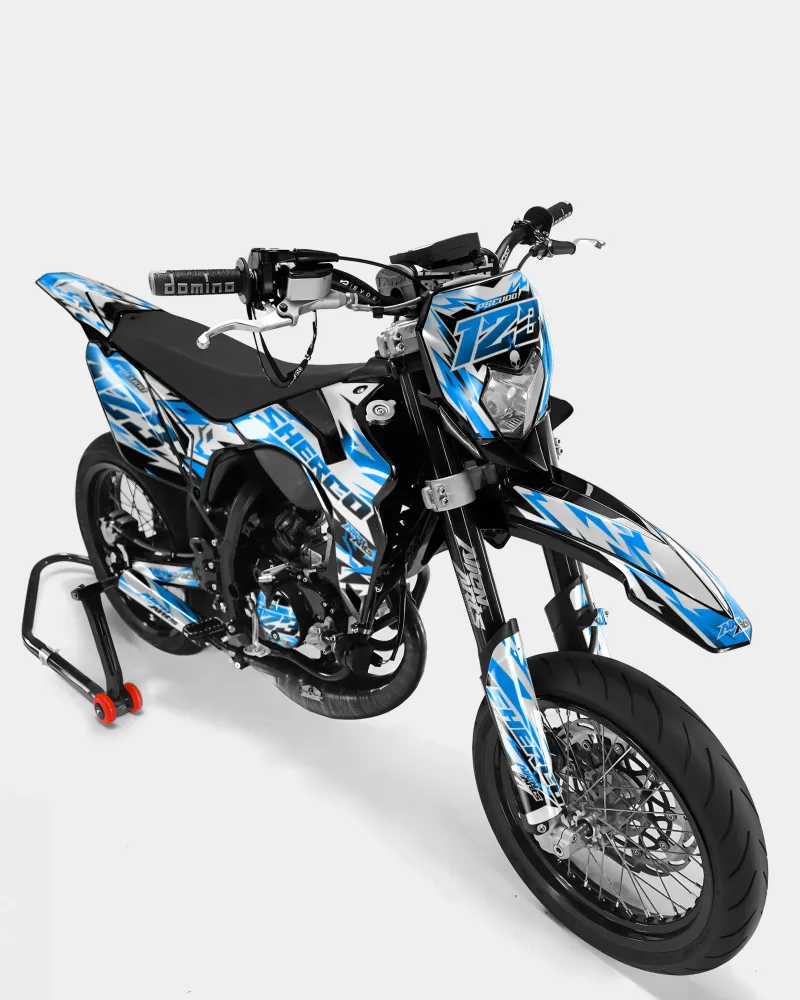 VESTA - Decoratieset SHERCO 50cc - Blauw