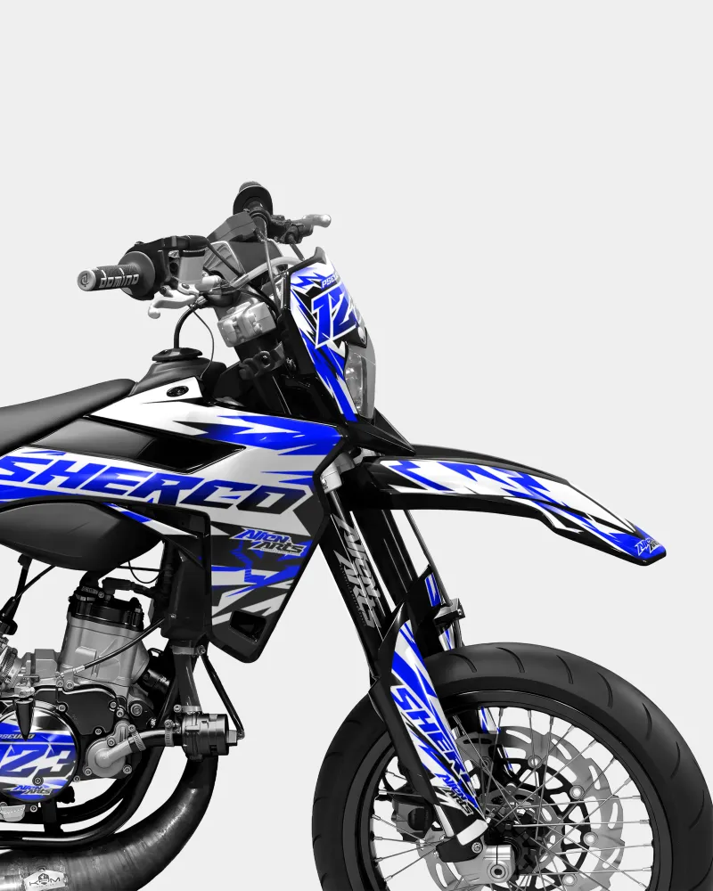 VESTA - Decoratieset SHERCO 50cc - Donkerblauw