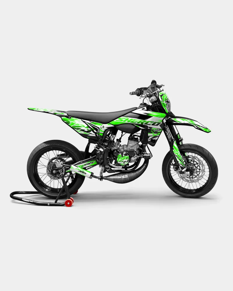 VESTA - Decoratieset SHERCO 50cc - Groen