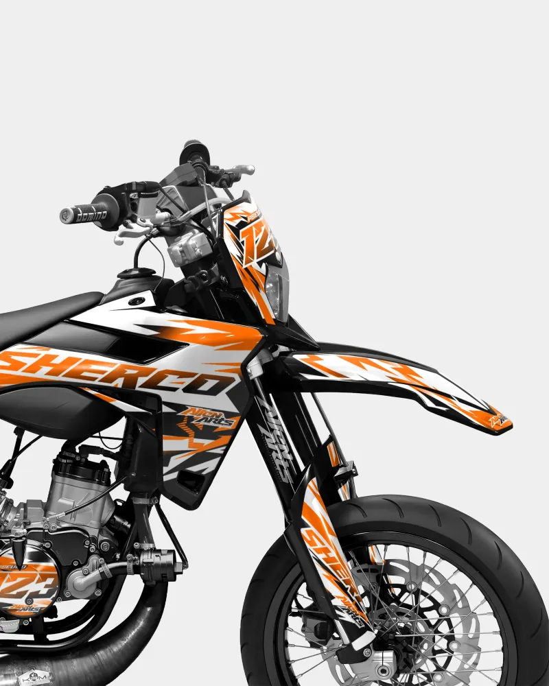 VESTA - Decoratieset SHERCO 50cc - Oranje