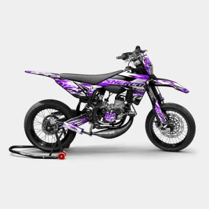 VESTA - Decoratieset SHERCO 50cc - Paars