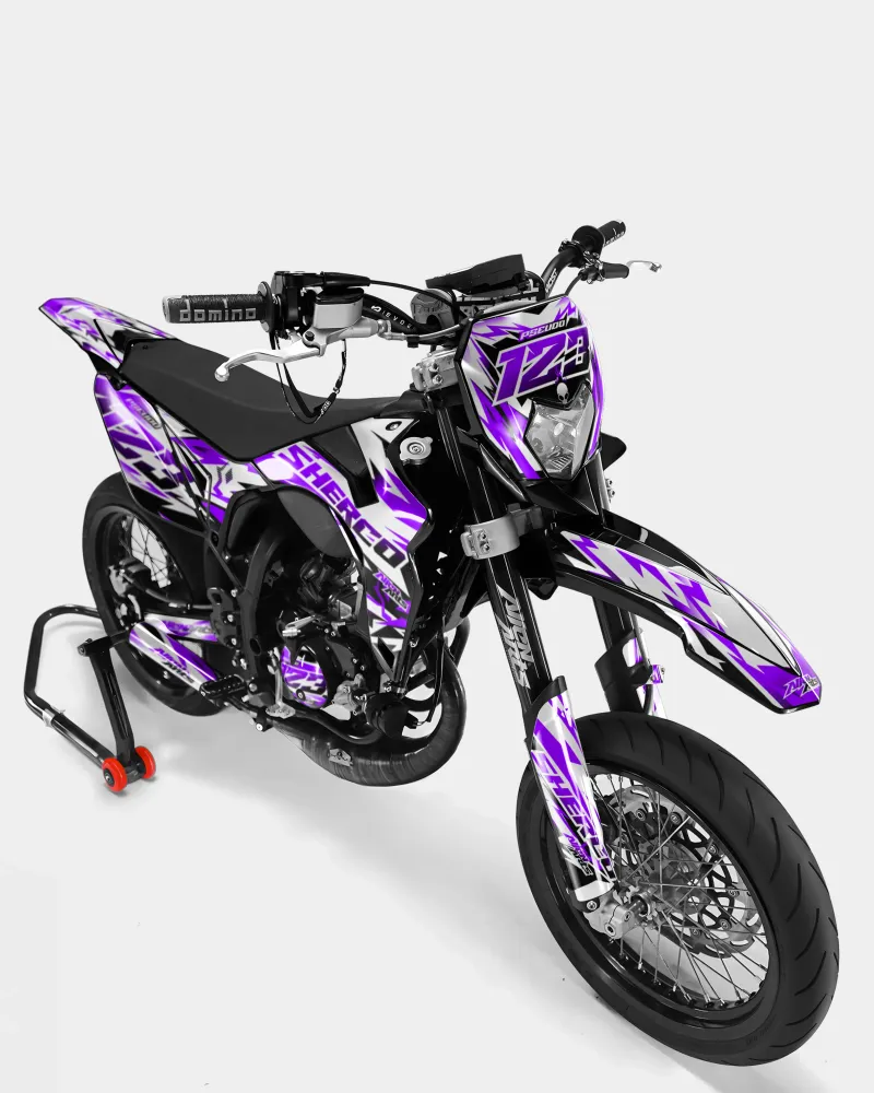 VESTA - Decoratieset SHERCO 50cc - Paars
