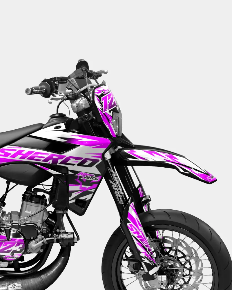 VESTA - Decoratieset SHERCO 50cc - Roze