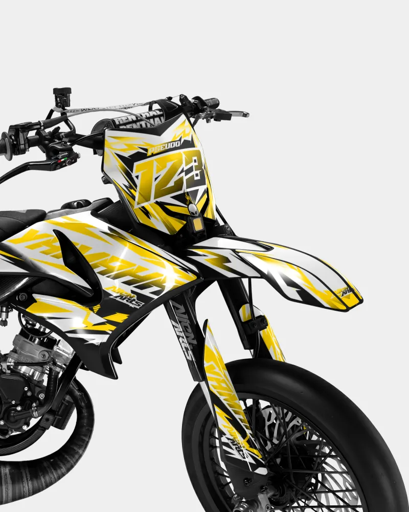 VESTA - Decoratieset YAMAHA DT 50cc - Donkergeel