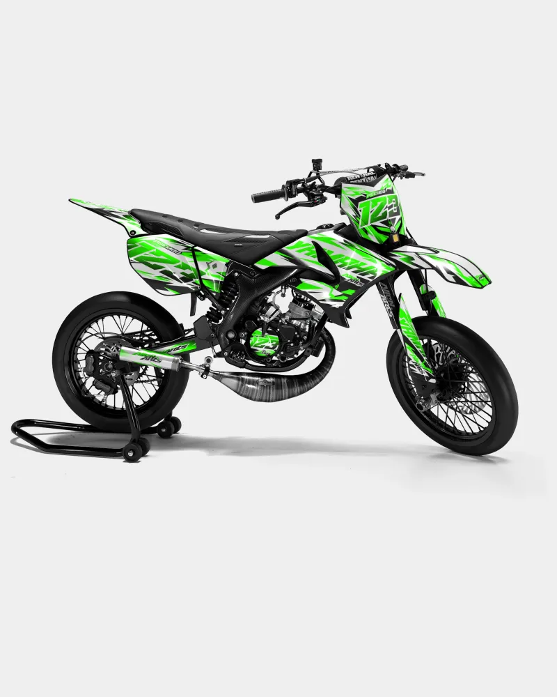 VESTA - Decoratieset YAMAHA DT 50cc - Groen
