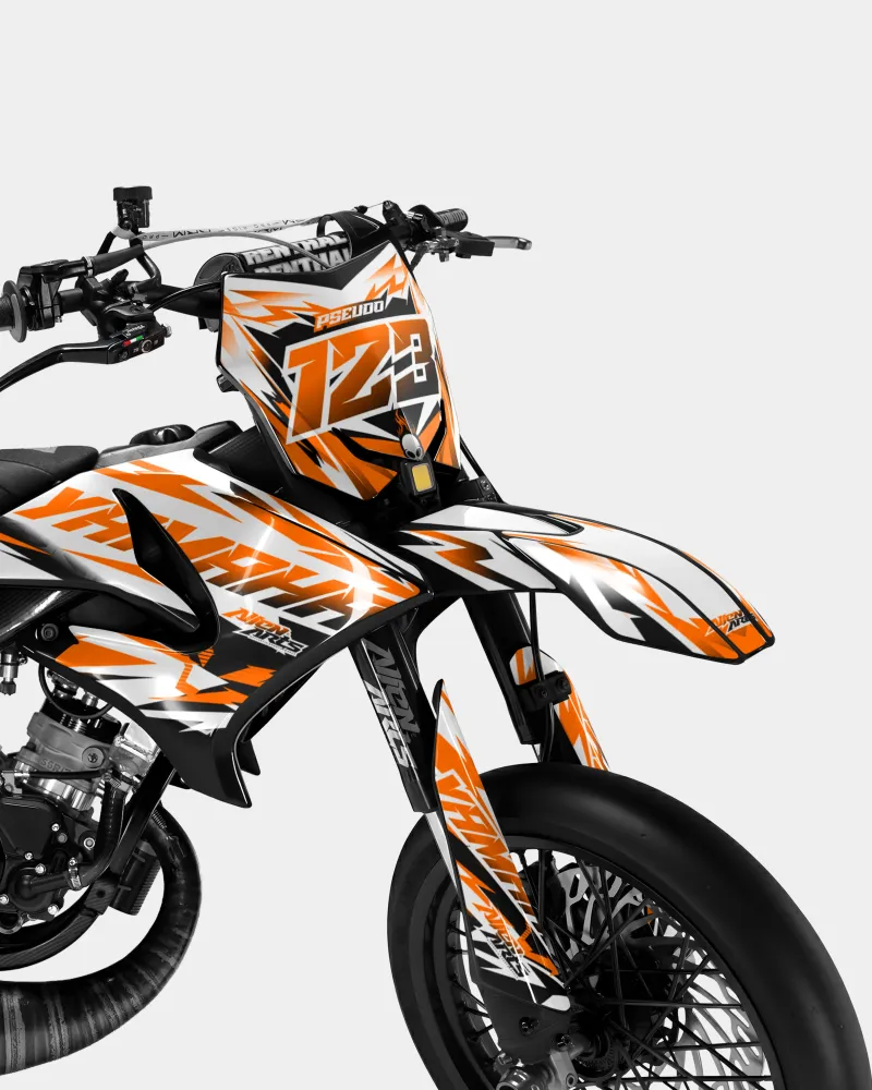 VESTA - Decoratieset YAMAHA DT 50cc - Oranje
