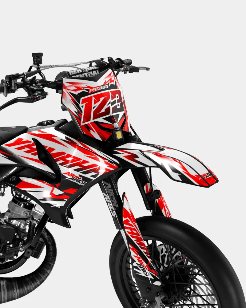 VESTA - Decoratieset YAMAHA DT 50cc - Rood