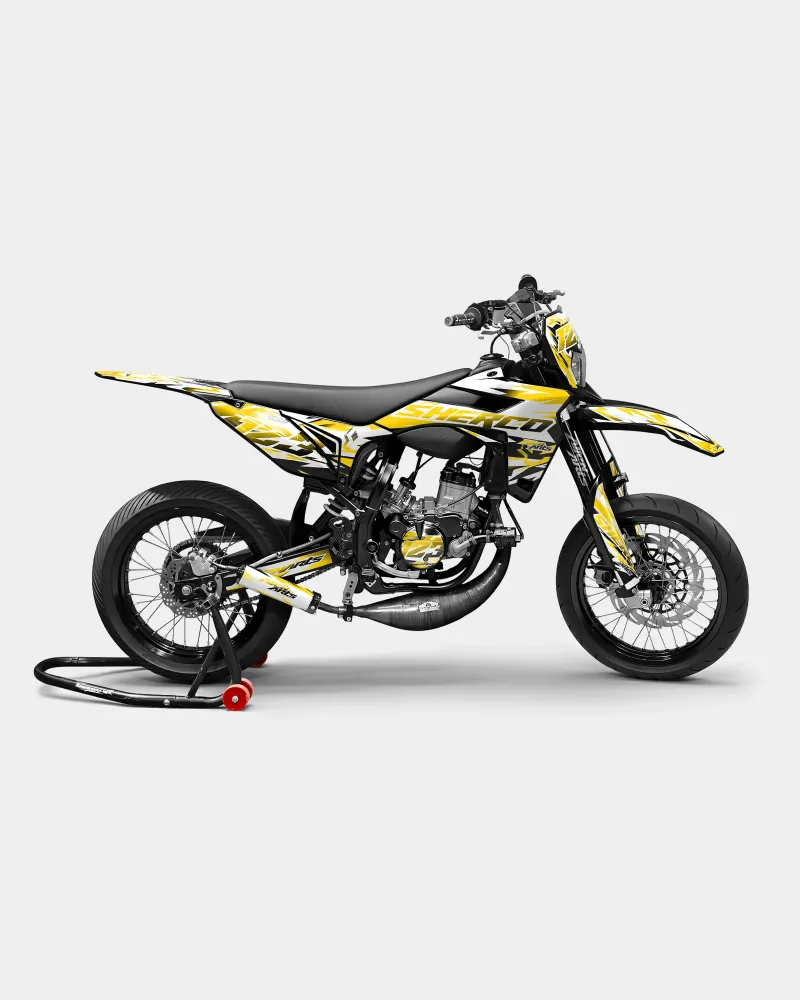 VESTA - SHERCO 50cc decoratieset - Donkergeel