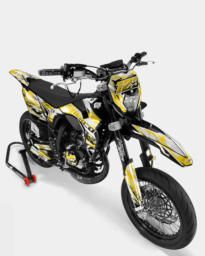 VESTA - SHERCO 50cc decoratieset - Donkergeel