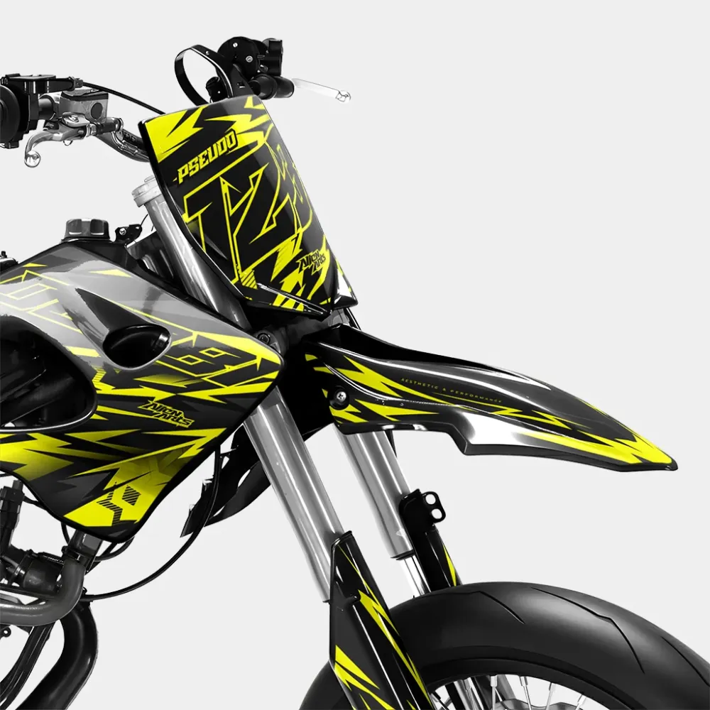 VIREO - Decoratieset DERBI 50cc - Geel