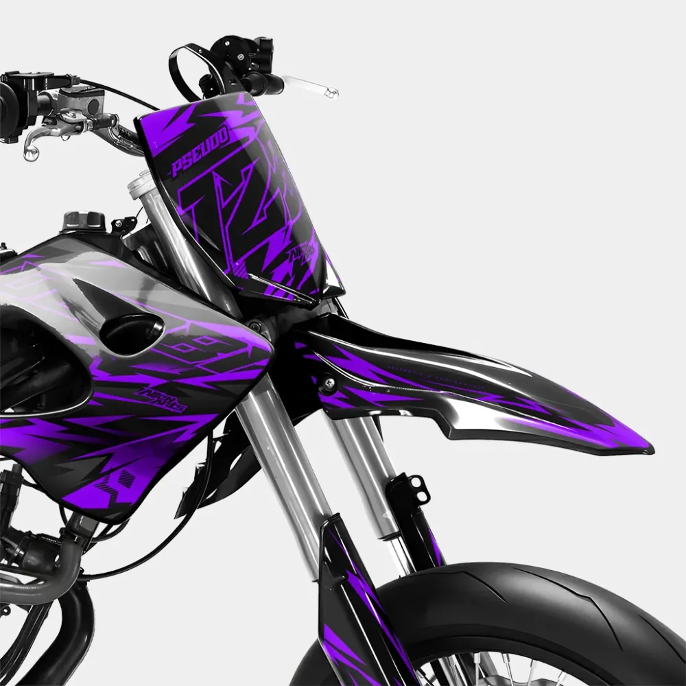 VIREO - Decoratieset DERBI 50cc - Paars