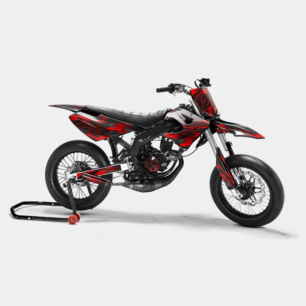 VIREO - Decoratieset DERBI 50cc - Rood