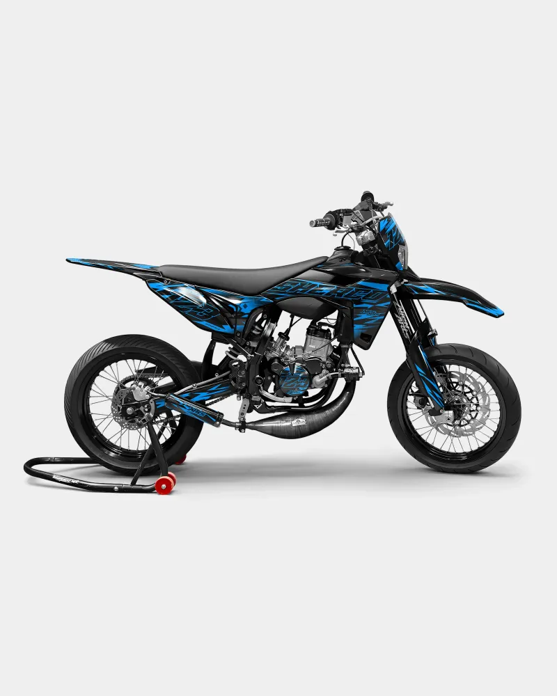 VIREO - Decoratieset SHERCO 50cc - Blauw