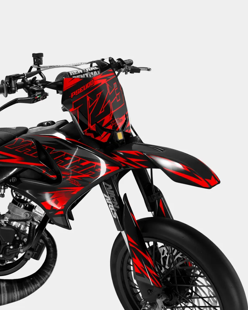 VIREO - Decoratieset YAMAHA DT 50cc - Rood