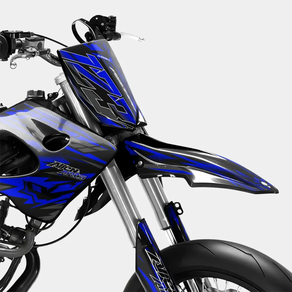 VITRA - Decoratieset DERBI 50cc - Donkerblauw