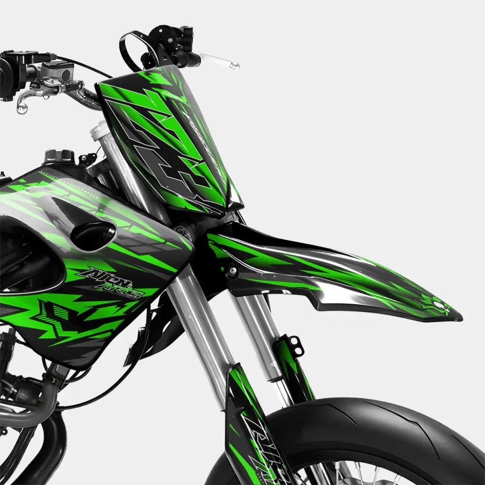 VITRA - Decoratieset DERBI 50cc - Groen
