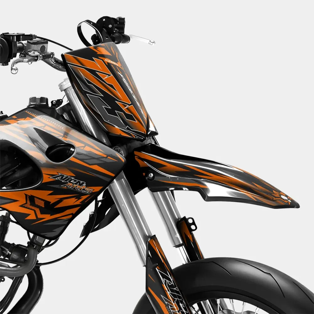 VITRA - Decoratieset DERBI 50cc - Oranje