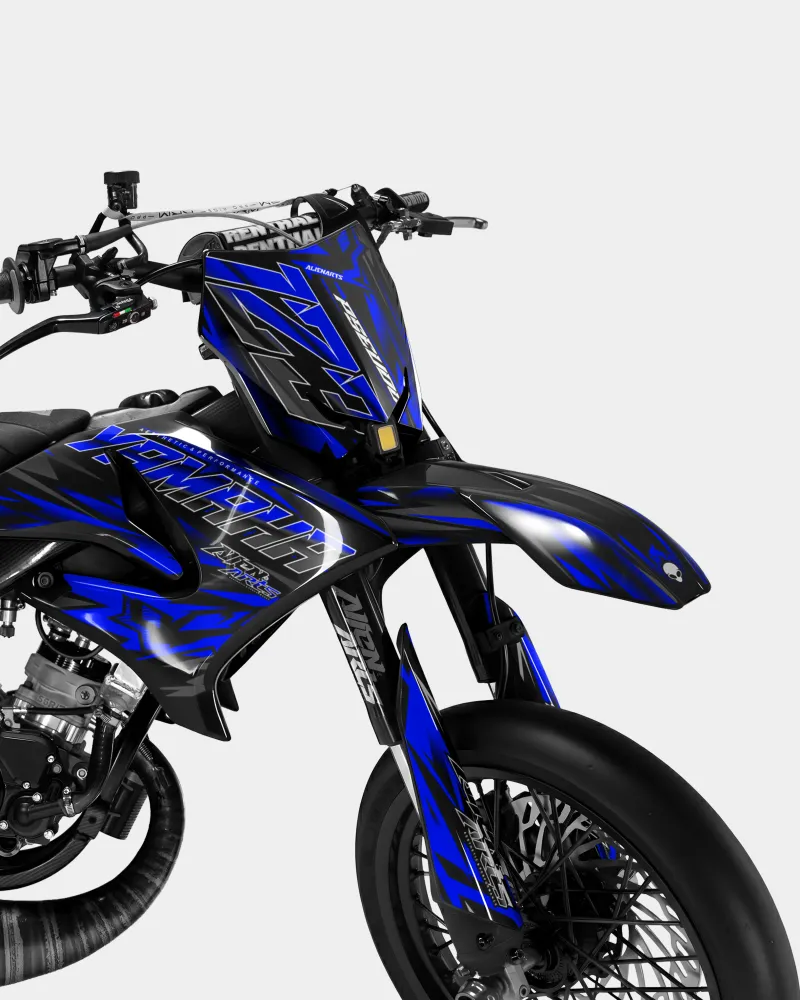 VITRA - Decoratieset YAMAHA DT 50cc - Donkerblauw